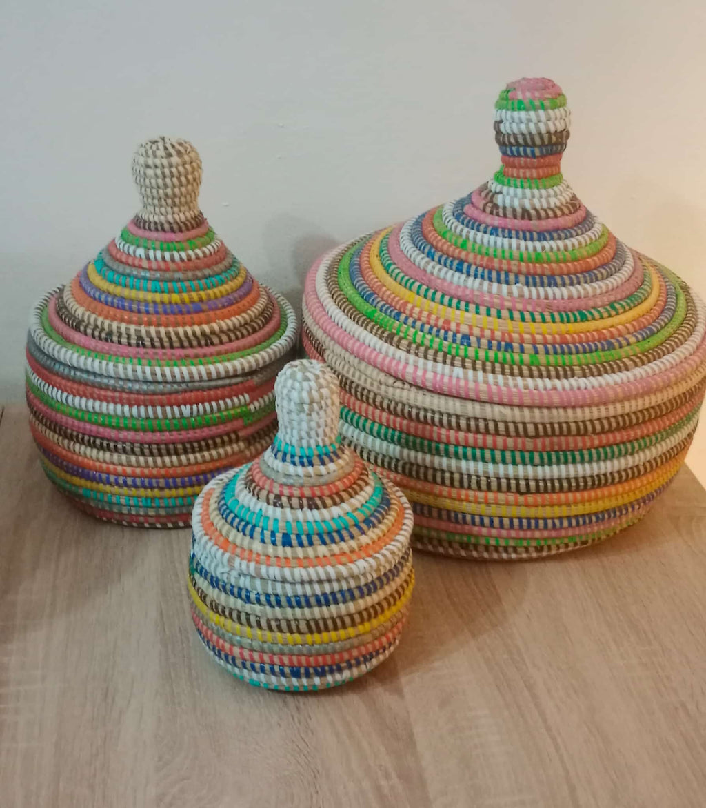 Conjunto Cestas Mimbre