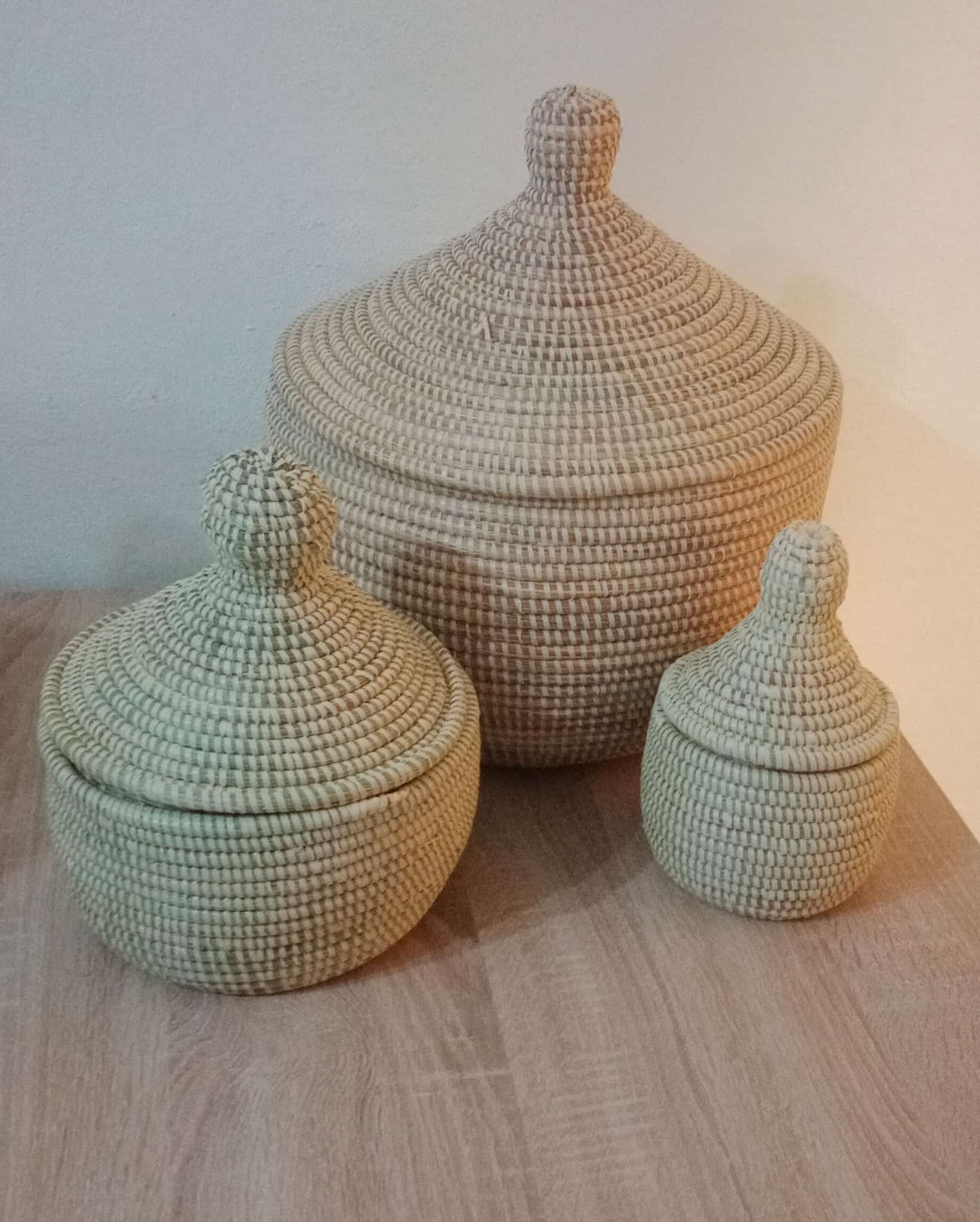 Conjunto Cestas Mimbre